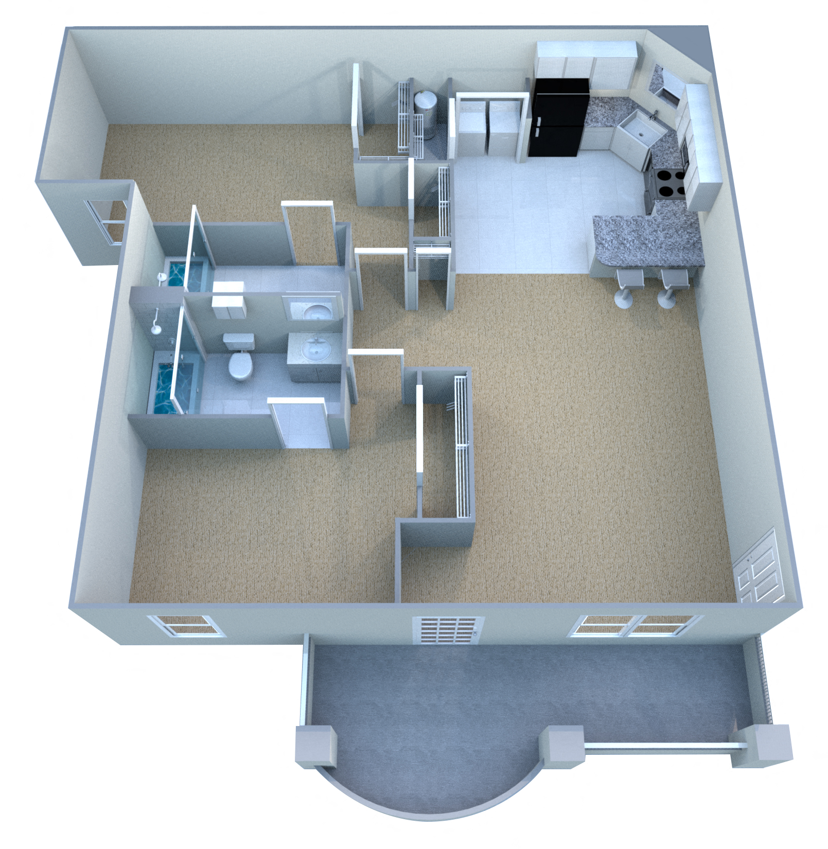 Suite A Floorplan